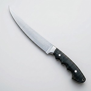 Handmade Stainless Steel Fillet <b>Boning</b> Fishing Kitchen <b>Knife</b> Fixed Blade Resin <b>Handle</b> Leather Sheath Wholesale Manufacturer - Product Image 3