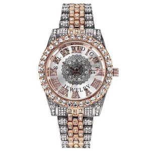 นาฬิกาเพชรผู้ชาย Splendid Jewelry หน้าปัดสีแดง คริสตัลแซฟไฟร์ ตัวเลขโรมัน สายเงินประดับโมอิสซาไนต์ กลไก ETA ระบบควอตซ์ 10 เมตร - Product Image 3