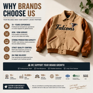 Chaqueta Varsity Vintage Personalizada Transpirable para Hombre, 100% Lana, Forro de Viscosa, Cuello Camisero, Cierre de Botones, Logotipo Bordado, Otoño - Product Image 4