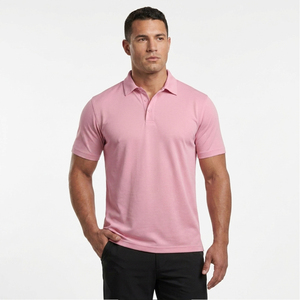 Chemise de sport pour homme 100% polyester respirante, chemise de golf à séchage rapide, haut de fitness athlétique, uniforme de travail décontracté pour entreprise - Product Image 5