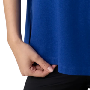 Camiseta Deportiva de Cuello Redondo para Mujer, Color Azul Rey, de Secado Rápido, Manga Corta, para Entrenamiento, Running, Gimnasio y Fitness - Product Image 5