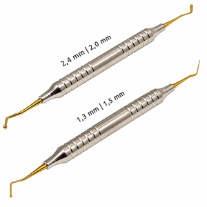 Espátula escalar dental con mango hueco Restauración estética Limpieza Bola de relleno Manual Power Resina Acero Materiales plásticos - Product Image 1
