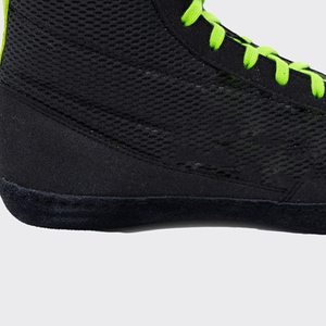 Zapatos de Boxeo Tradicionales con Cordones, Ajuste Seguro, Botas Profesionales para Ring, Ajuste Amplio, Zapatos de Boxeo Cómodos con Suela Plana para Lucha Libre y Figuración - Product Image 6