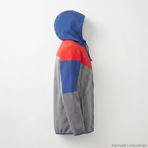 Veste coupe-vent softshell personnalisée, doublée de polaire thermique, veste tactique de randonnée en plein air pour hommes - Product Image 3