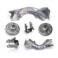 Plaque de support robuste pour machines minières ISO9001, grandes pièces d'emboutissage, presse 800T, acier NM400, fournisseur OEM