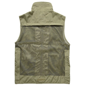 Full Zip Windbreaker Outdoor Golf Travel Hiking Vest Unique Style Breathable Customized Design Men Sleeveless Softshell Vest - Product Image 2