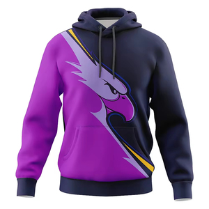 Sudadera con Capucha de Diseño Único y Estampado por Sublimación, de Alta Calidad, 100% Algodón, Unisex, Ropa Urbana, Venta al Por Mayor, ARTIST INDUSTRY - Product Image 5