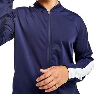 Veste de sport respirante à séchage rapide personnalisée très vendue ensemble de survêtement en nylon vierge coupe ajustée avec fermeture éclair complète pour hommes - Product Image 2