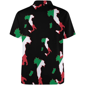 Camiseta de Golf para Hombre, Corte Ajustado, Estampada, Transpirable, de Secado Rápido, Manga Corta, Poliéster/Rayón, Tejido de Punto, Absorbe la Humedad - Product Image 6