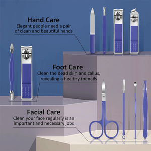 Portable Professional Stainless Steel <b>Manicure</b> Pedicure <b>Kit</b> with Case for Travel and Daily Nail Care Premium Nail Grooming <b>Kit</b> - Product Image 5