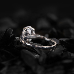 2.00 CT Oval Lab Grown Diamond Engagement Ring IGI Certified 14K Gold Elegant Pave Bridal <b>Wedding</b> Jewelry Manufacturer Supplier - Product Image 2