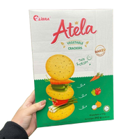 OEM ATELA Veggie Crackers Biscuit 342g Snack végétal croustillant et savoureux