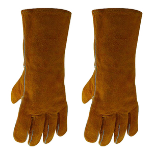 Guantes de Soldadura de Cuero ODM EDM con Mangas Extra Largas, Resistentes al Fuego y a Salpicaduras de Metal Fundido, Personalizables para Manipulación de Metales Calientes - Product Image 3