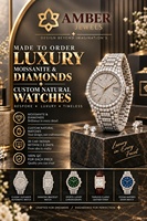 Montre de luxe unisexe AMBER JEWELS, cadran carré serti de diamants, mouvement à quartz CITIZEN, étanche, verre minéral, fermoir à boucle, 46 mm