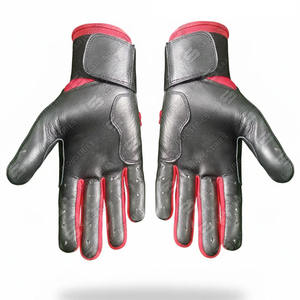Guantes de Bateo de Béisbol de Cuero Cabretta, Guantes de Béisbol Profesionales Transpirables, Ligeros, Antideslizantes, Hechos a Medida para Mano Izquierda o Derecha - Product Image 4