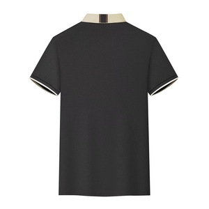 Stylish <b>Mens</b> <b>Black</b> <b>Polo</b> <b>Shirt</b> Breathable Casual Cotton <b>Polo</b> T <b>Shirt</b> Private Label OEM ODM Wholesale <b>Mens</b> Short Sleeve T <b>Shirt</b> - Product Image 5