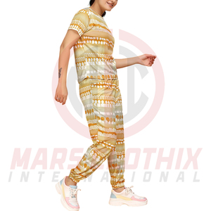 Conjunto Deportivo de Verano para Mujer, 100% Algodón, de Primera Calidad, Producto de Moda, Corte Regular, Dos Piezas - Product Image 2