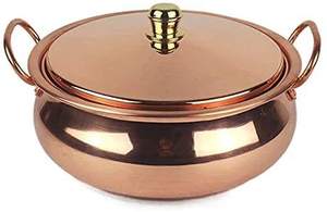 Olla de Cobre de Alta Pureza (99.95%) para Cocina de Inducción, Ecológica, Duradera, en Varios Tamaños, Uso Exclusivo, Hecha a Mano - Product Image 2