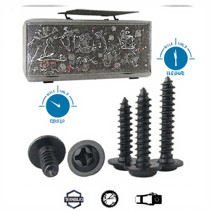 OEM Black Carbon Steel Wood Screws ISO Metric Drywall Screws <b>Fastener</b> Hardware For Construction Applications - Product Image 6