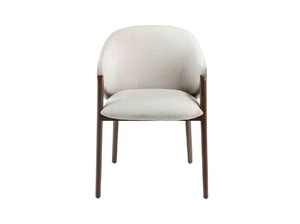Elegant <b>Upholstered</b> Dining <b>Chair</b> with Solid Wood Frame and Ergonomic Curved Back – Premium Restaurant & Hotel Furniture Supplier - Product Image 2
