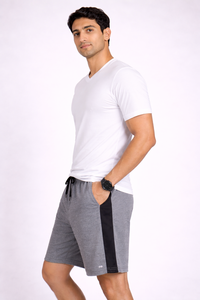 T-shirt pour homme 100% coton à manches courtes, respirant, coupe classique, couleur unie, vêtements de sport décontractés - Product Image 4