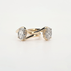 10k 14k 18k Gold D Color Oval Cut Lab Grown Diamond Romantic Ring Gift Party Wedding Anniversary Engagement Women Fine Jewelry - Product Image 6