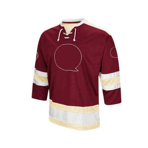 Maillot de hockey sur glace personnalisé en gros, design de haute qualité, maillot de hockey des Capitals pour jeunes, meilleur fournisseur d'usine en ligne, prix abordable - Product Image 6