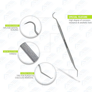 Kit Dental Básico de Alta Calidad de Medic Instruments, Instrumentos Quirúrgicos Dentales de Acero Inoxidable, Limpieza Dental Manual - Product Image 2