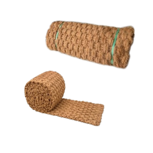Hot item road paving coir mat 35mm thickness for outdoor yard lining and anti <b>slip</b> natural coconut fiber matting roll quality - Product Image 1