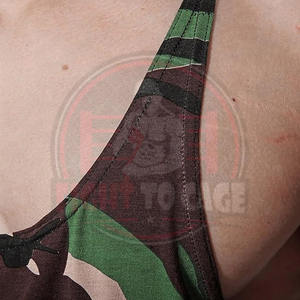 Camisetas de Gimnasio sin Mangas para Hombre, Ajuste Cómodo, Personalizadas, de Alta Calidad, de Poliéster/Algodón/Spandex, de Secado Rápido y Transpirables - Product Image 6