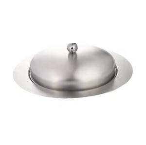 Mantequillera de acero inoxidable para el hogar con tapa, caja de almacenamiento de mantequilla para mesa de cocina, servicio de desayuno - Product Image 3