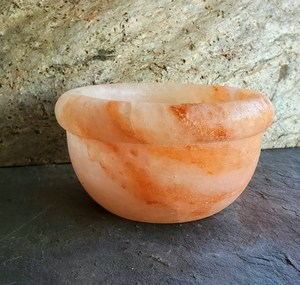 ชามเกลือหิมาลัยแกะสลักด้วยมือ ภาชนะเสิร์ฟเกลือธรรมชาติ ดีไซน์ทันสมัย สำหรับรับประทานอาหาร ใช้ในครัว โรงแรม - Product Image 4