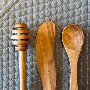 Couteau en bois classique artisanal, écologique, avec long manche, pour le camping, capacité et épaisseur personnalisables - Product Image 4