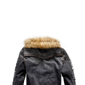 Chaqueta de Mezclilla de Color Sólido al Mejor Precio, Servicio OEM, Cómoda y Transpirable, Chaqueta de Invierno para Venta en Línea - Product Image 6