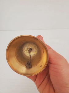 Popular <b>Brass</b> Hand <b>Bell</b> High Quality With Wooden Handle For Outdoor Camping Alert Sound And Daily Use Clear <b>Brass</b> Hand <b>Bell</b> - Product Image 5