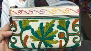 Women's Handcrafted Cotton Embroidery Clutch <b>Purses</b> Hand Bags for Wedding Wholesale From India - Product Image 3