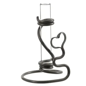 Vase à fleurs en fer artisanal élégant, design côtier, vase mural, écologique, résistant à la rouille, décoration de luxe pour la maison, ZAHID EXPORTS Uttar - Product Image 1