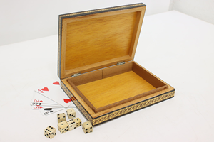 Boîte à bijoux en bois de style marocain avec incrustations en os, de haute qualité, fabriquée à la main, capacité personnalisable, coffre de rangement décoratif pour articles de luxe - Product Image 3