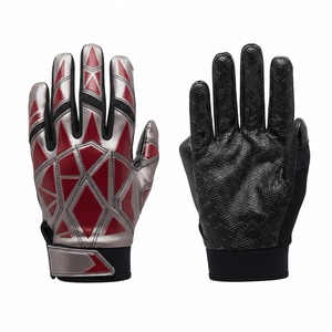 Gants de football américain personnalisés imprimés pour l'entraînement, les matchs et la compétition, légers, antidérapants, avec une adhérence protectrice - Product Image 1