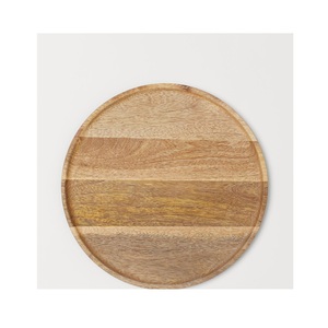 Plateau de service en bois naturel, rustique, fait main, pour fruits, en-cas, pain, fromage, desserts, apéritifs et utilisation à table - Product Image 6