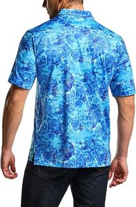 Camiseta Polo Casual de Corte Clásico para Hombre, Camiseta Polo de Manga Corta de Algodón |   Tela Cómoda y Transpirable |   Impresión de Logotipos Personalizados - Product Image 2