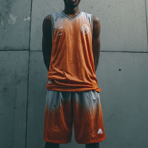 Maillot de basket-ball sans manches imprimé avec nom et numéro pour hommes et jeunes – Gilet de football et de basketball - Product Image 2