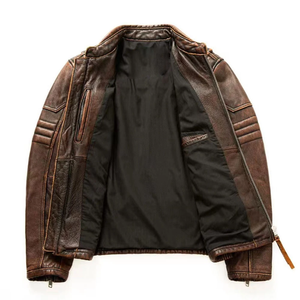 2026 Best Selling Men's <b>Leather</b> <b>Jacket</b> High Quality with <b>Long</b> Sleeves and Stylish Design quick dry men's <b>leather</b> <b>jacket</b> - Product Image 4
