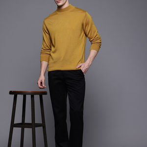 T-shirt Homme Oversize à Col Montant 100% Coton Léger Respirant Écologique pour la Saison Automne-Hiver - Product Image 5