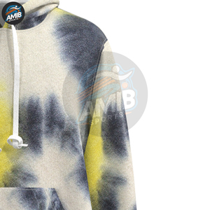 Sweat-shirts tie-dye d'hiver pour hommes à bas prix et de qualité supérieure - Sweat-shirts tie-dye basiques de haute qualité en coton mélangé, couleurs et tailles personnalisables - Product Image 5