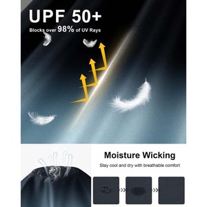Camiseta de Pesca de Manga Larga para Hombre, con Protección Solar UPF 50, de Secado Rápido, con Estampado por Sublimación y Color Degradado - Product Image 6