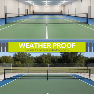 Poste de pickleball sin ruedas, postes de pickleball con base de acero y red profesional para pickleball, para uso en exteriores y entrenamiento. - Product Image 5