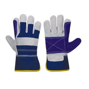 Nouvel article tendance : Gants de travail en cuir personnalisables à marque privée, résistants à la chaleur, respirants, les meilleurs gants de sécurité - Product Image 1