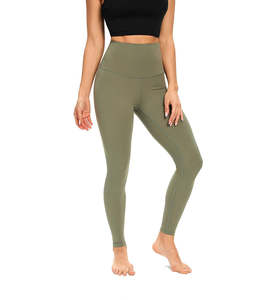 <b>Women</b> Gym <b>Leggings</b> High Quality Polyester/Cotton Seamless Casual Mid Waist Breathable <b>Winter</b> Exercise All Sizes - Product Image 4