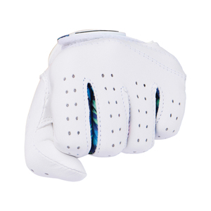 Guantes de Golf Profesionales para Zurdos, de Piel de Oveja Genuina, Antideslizantes, Resistentes, Transpirables, con Diseño de Impresión por Transferencia de Calor y Gancho - Product Image 4